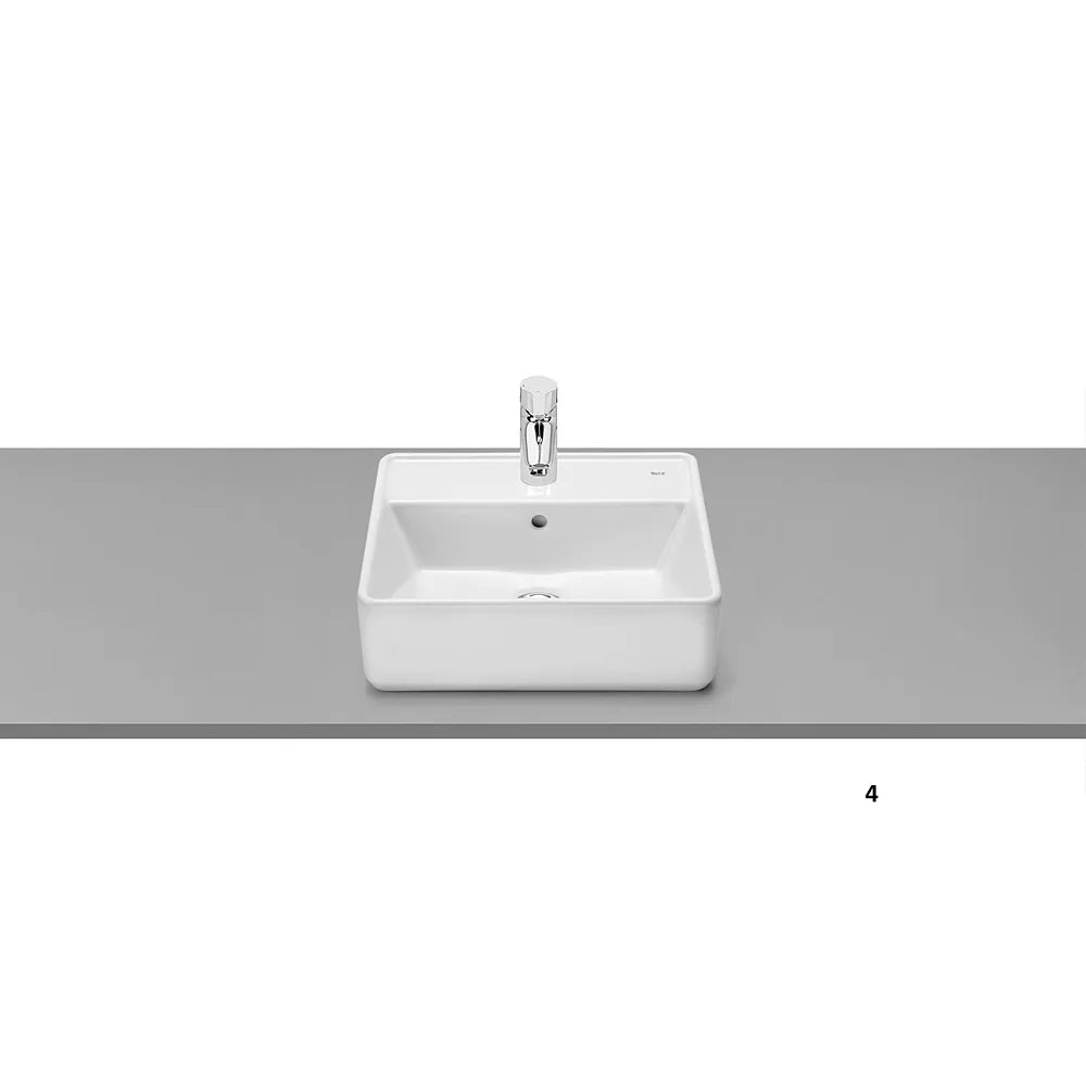Conjunto de Baño con Mueble de 2 Cajones Verde Montaña de 80 cm Colección Ona Roca - Vista 6