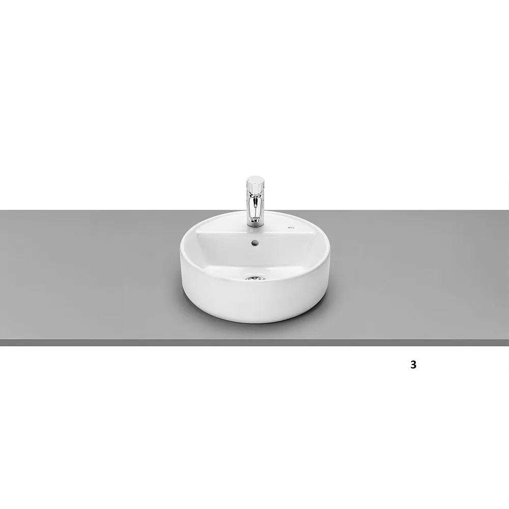 Conjunto de Baño de Mueble y 2 Cajones para Lavabo a la Izquierda y Espejo Verde Montaña de 80 cm Colección Ona Roca - Vista 5
