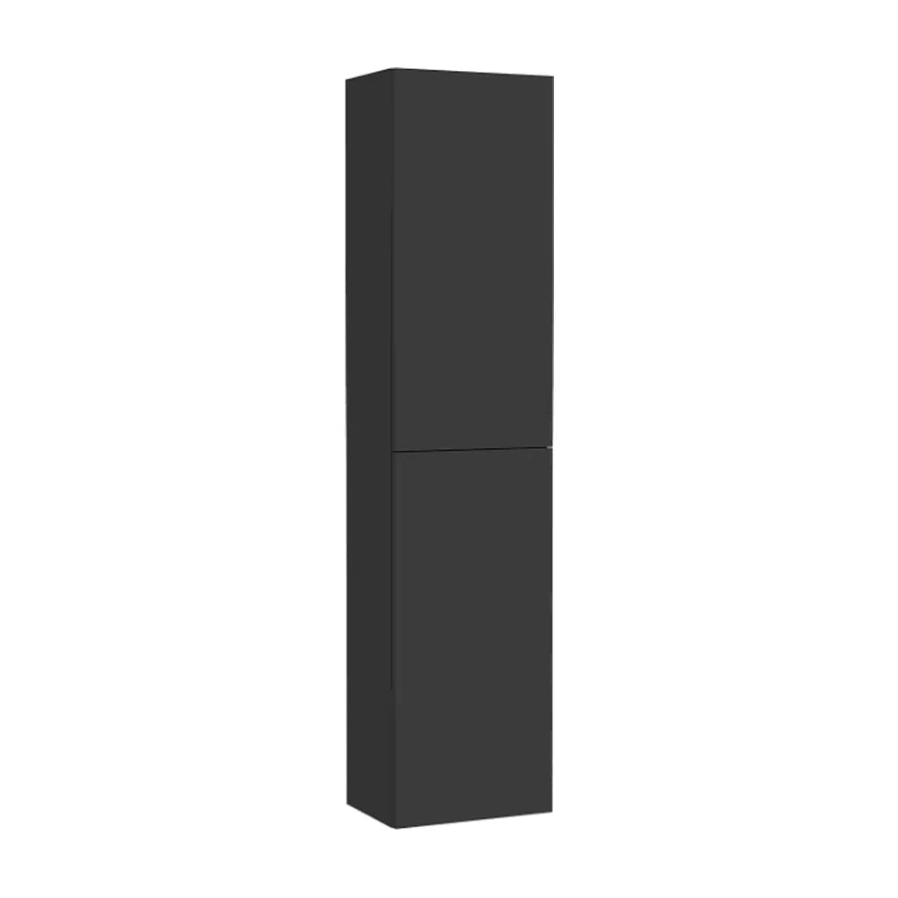 Mueble columna auxiliar de baño reversible y suspendido en color negro mate Extra Roca - Vista 1