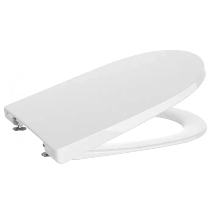 Tapa y asiento compacto de Supralit® con caída amortiguada y bisagras de acero inoxidable Ona Roca - Vista 1