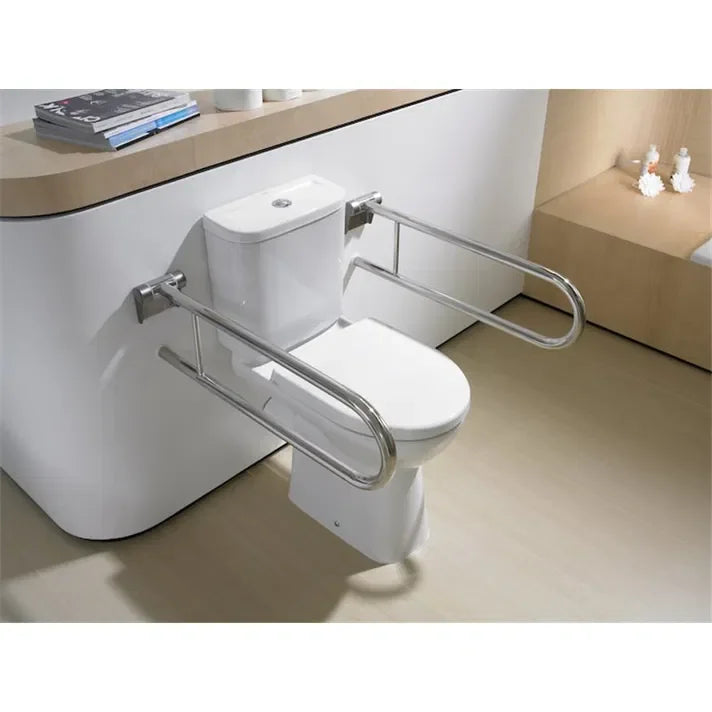 Tapa y asiento con aro cerrado fabricados en material antibacteriano Access Roca - Vista 1