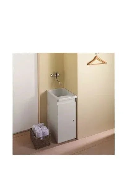 Mueble para lavadero de melamina blanco 38x56 5 cm Riba de Unisan