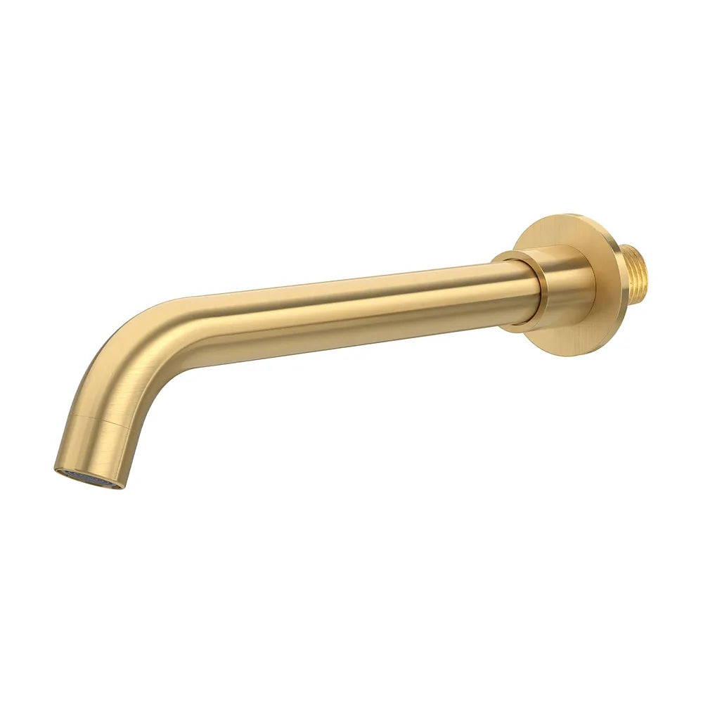 Caño redondo 26 cm oro mate con protección PVD y rosca 1/2 de Valaz Valaz