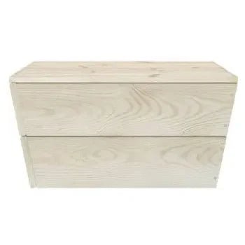 Conjunto de muebles de exterior Beige claro y negro de madera maciza de abeto de 7 plazas de vidaXL 10