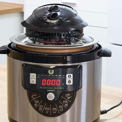 Cabezal de horno para cocina programable con aro adaptador de Cecotec 4