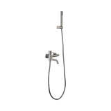 IMEX BRUSHED NICKEL GENOVA SINGLE-LEVER BATH/SHOWER KIT