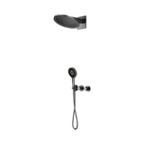 ENSEMBLE DOUCHE THERMOSTATIQUE ENCASTRÉ BOLONIA BLACK GUN METAL