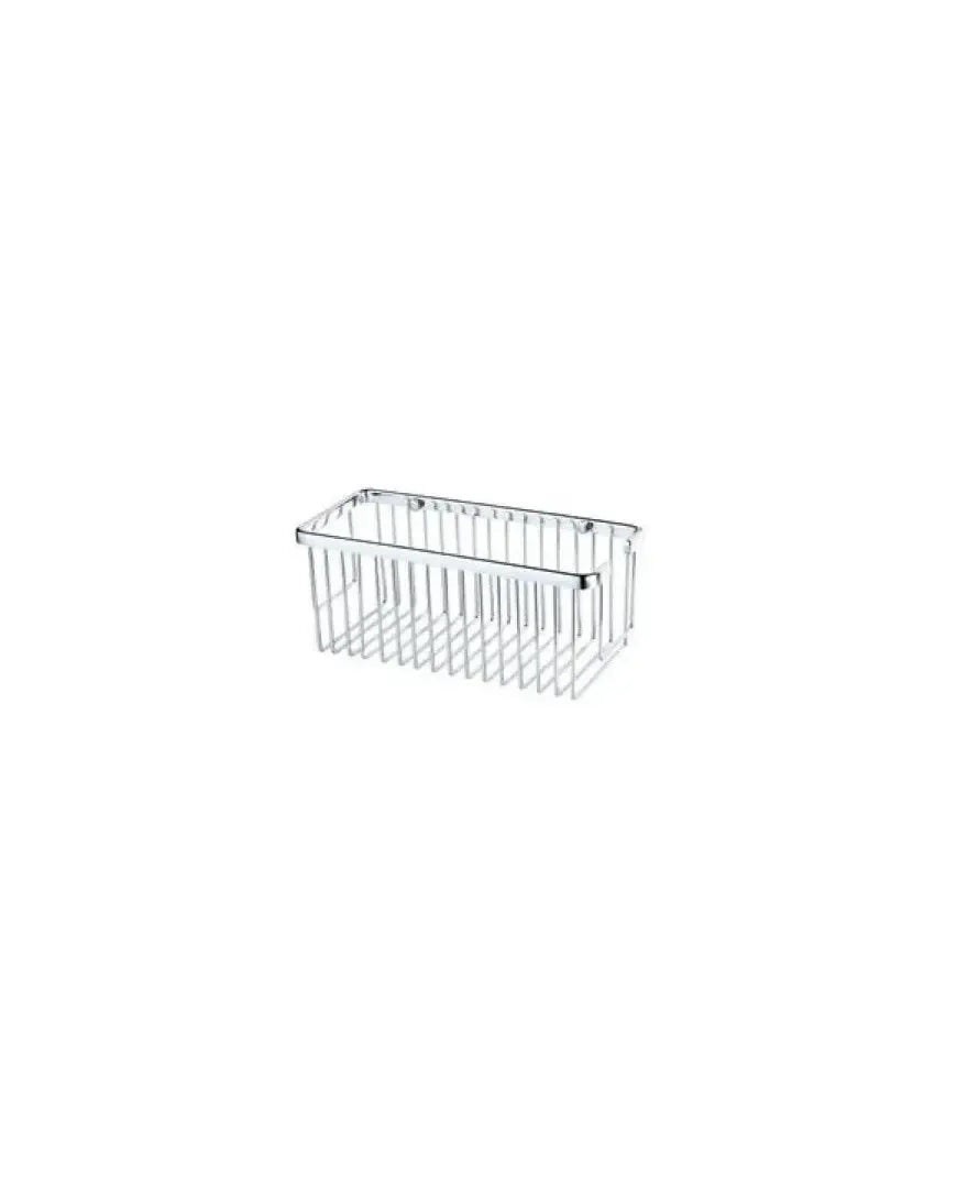 Cesta rejilla rectangular de acero inoxidable de acabado cromado de Aquore