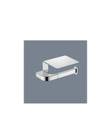 Portarrollos de latón cromado de 16x10 cm para baño LINE de Aquore
