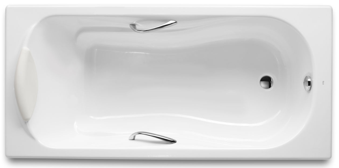 Bañera Rectangular Hierro Fundido Haiti 140 cm Blanco Roca - Vista 1