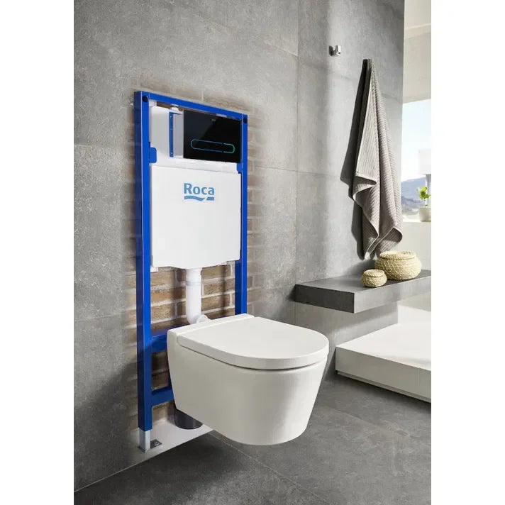 Bastidor empotrable con cisterna de sistema de doble descarga Duplo WC Smart One Roca - Vista 2