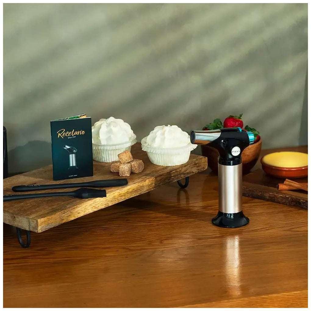 Soplete de cocina flame Cook 1000 Steel precisión y seguridad a 1300oc de Cecotec 4