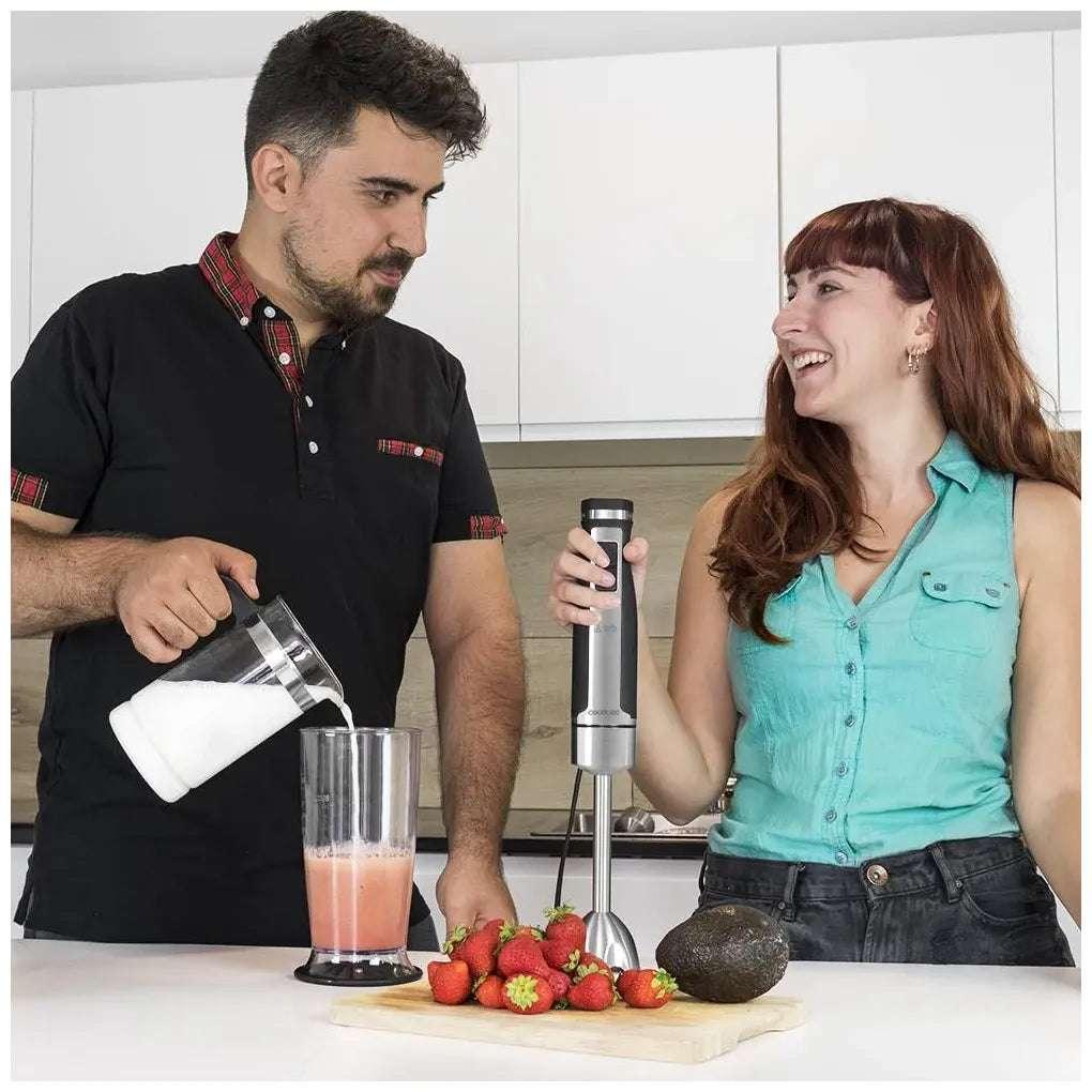 Batidora de Mano 1500W: Potencia, 21 Velocidades y Cuchillas de Titanio de Cecotec 5