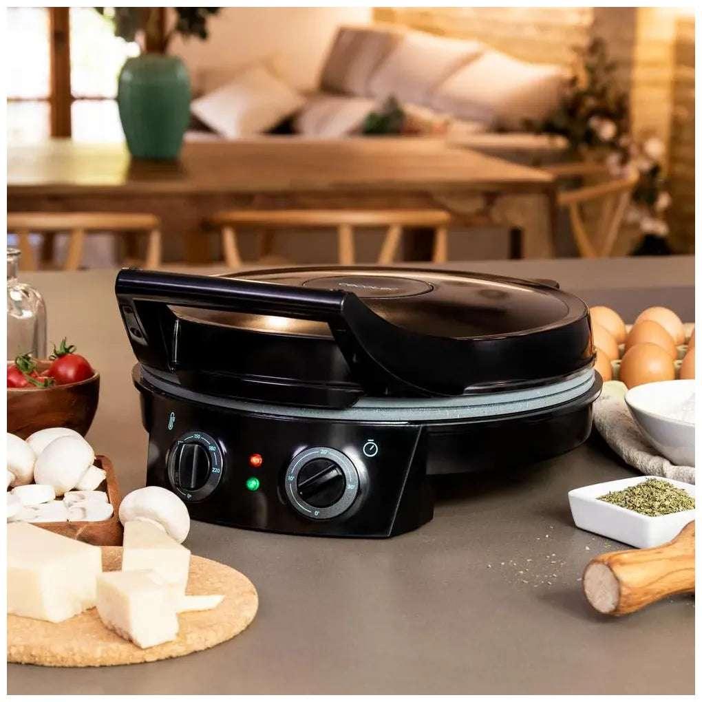 Horno Eléctrico 1800W para Pizza con Grill, Temporizador y Apertura 180º de Cecotec 10