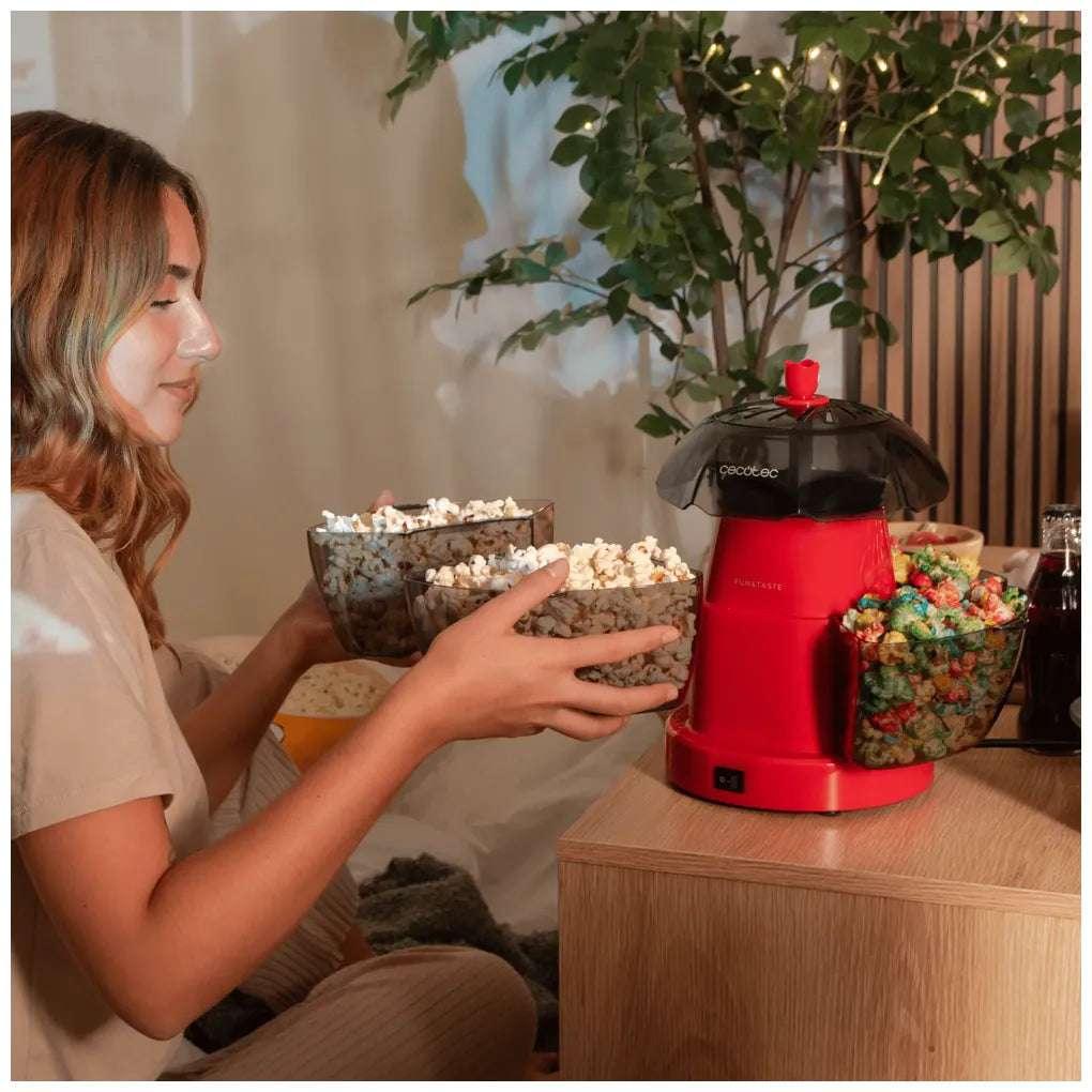 Palomitero Fun&Taste Lotus 1200W: Palomitas Saludables en 2 Minutos de Cecotec 8