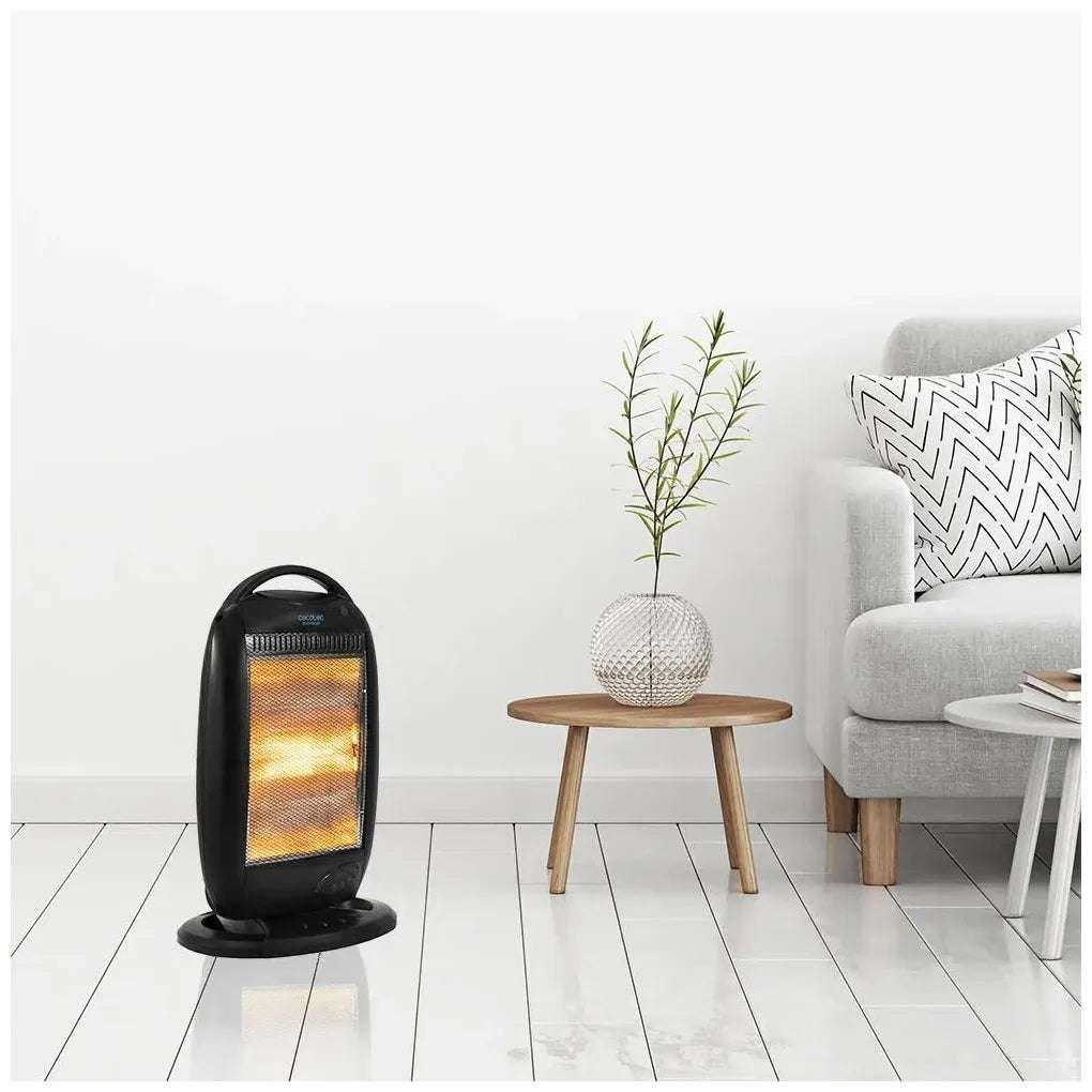 Radiador de Cuarzo 1200W con Mando y Seguridad para Calor Eficiente y Rápido de Cecotec 4