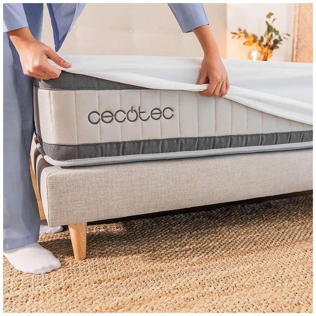 Protector de Colchón Transpirable e Impermeable de Algodón 100% con Certificado Oekotex de Cecotec 6