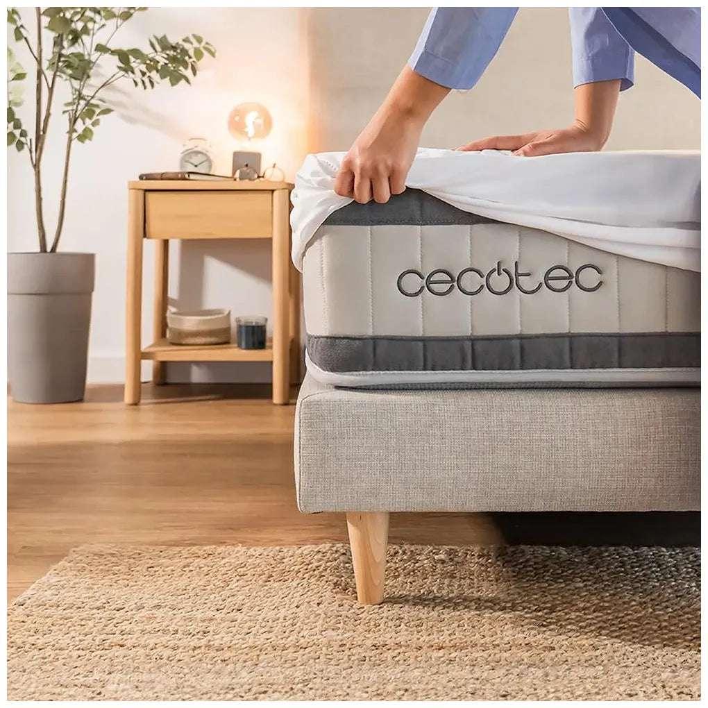 Protector de Colchón 100% Algodón, Suave y Adaptable, Certificado Oekotex de Cecotec 6