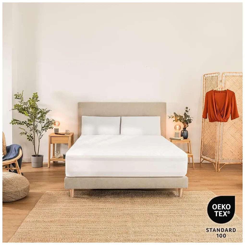Protector de Colchón 100% Algodón, Suave y Adaptable, Certificado Oekotex de Cecotec 8