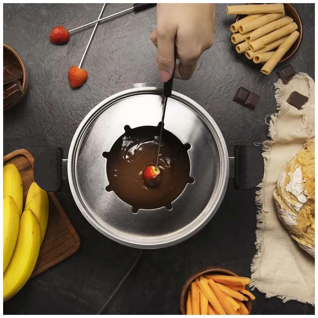 Fondue Eléctrica 1000W: Disfruta Queso, Chocolate y Aceite con Estilo y Facilidad de Cecotec 7