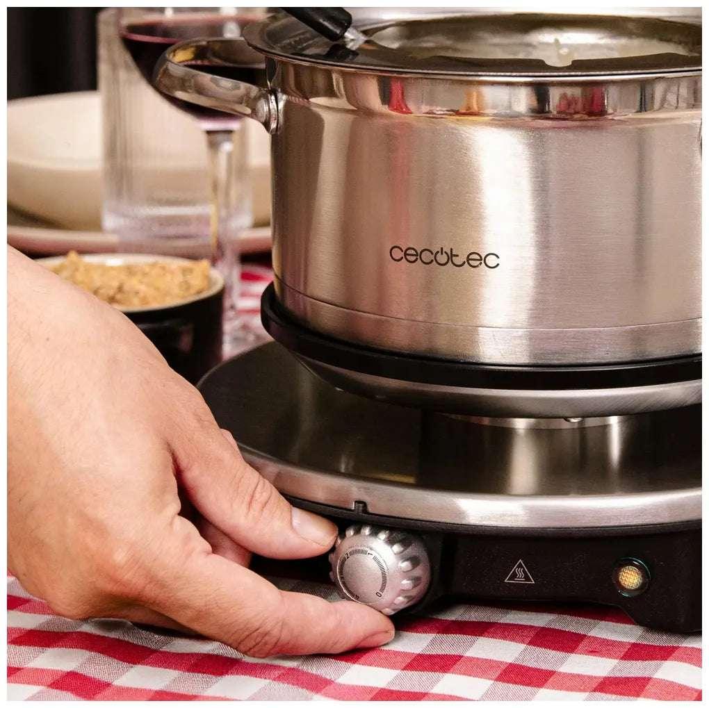 Fondue Eléctrica 1500W: Disfruta Queso, Chocolate y Aceite con Elegancia de Cecotec 5