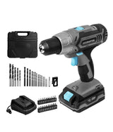 Cordless Drill Screwdriver 20V with Battery, Powerful Torque and Complete Accessories from Cecotec