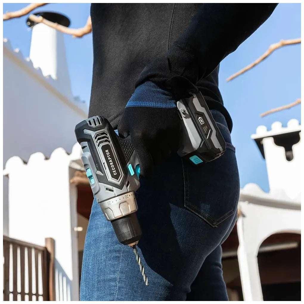 Taladro Atornillador 20V con Batería, Torque Potente y Accesorios Completos de Cecotec 8