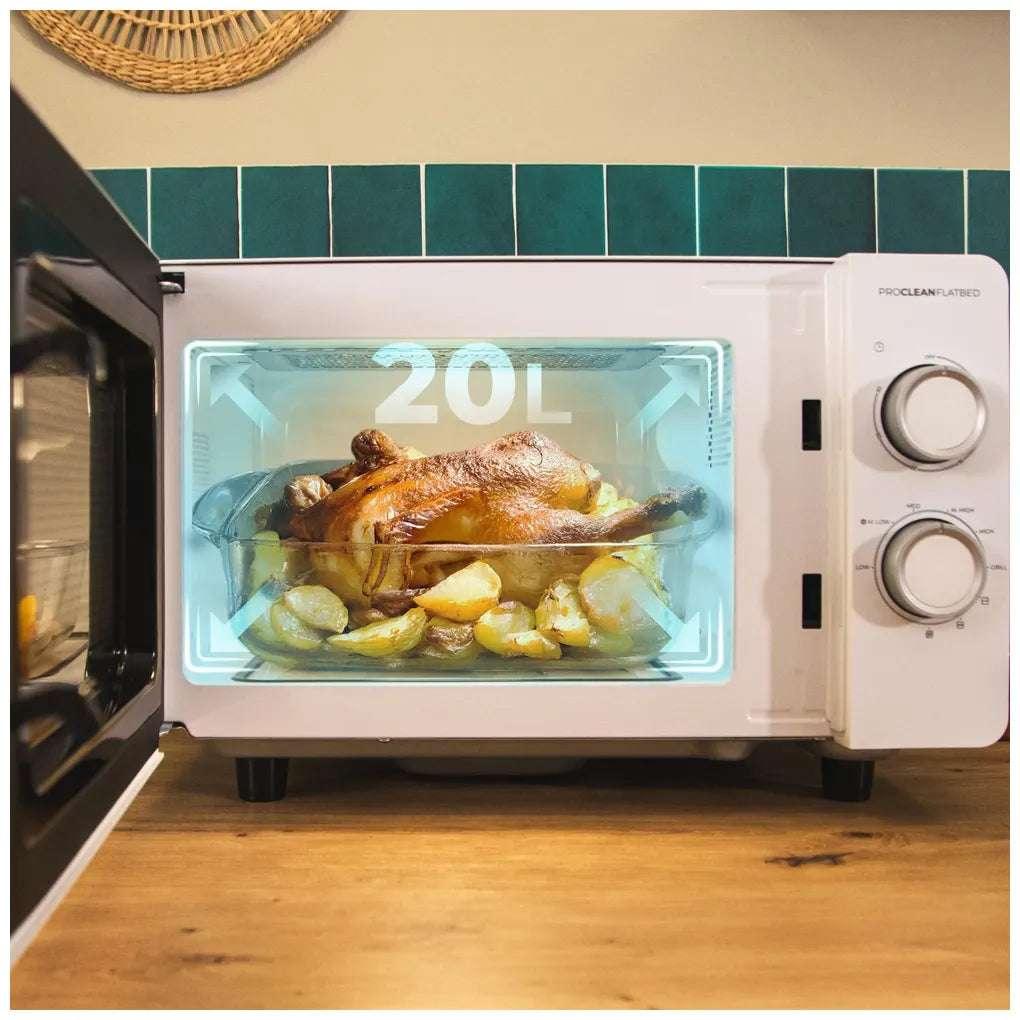 Microondas Flatbed 20L con Grill y Tecnología 3DWave para Cocina Moderna de Cecotec 4