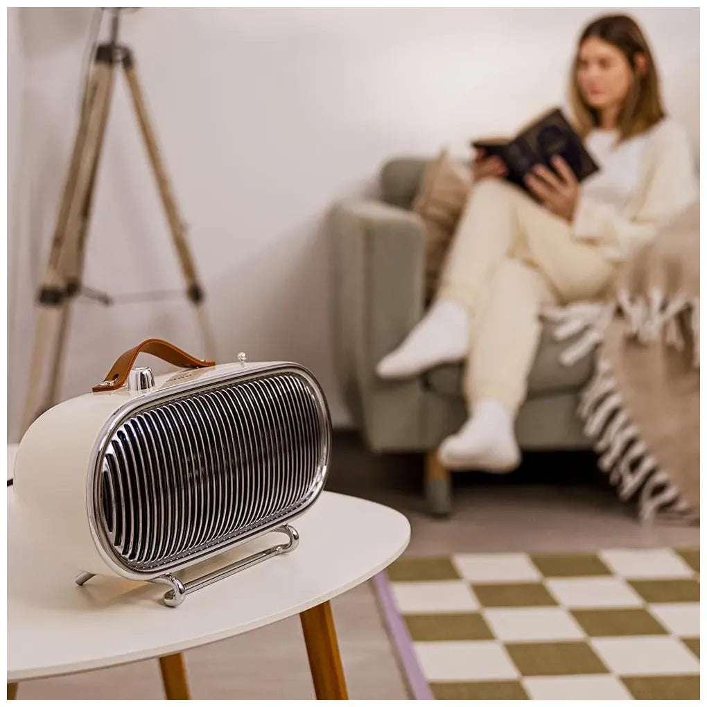 Calefactor Cerámico Retro 1500W: Calor Eficiente y Seguro para Espacios Pequeños de Cecotec 4