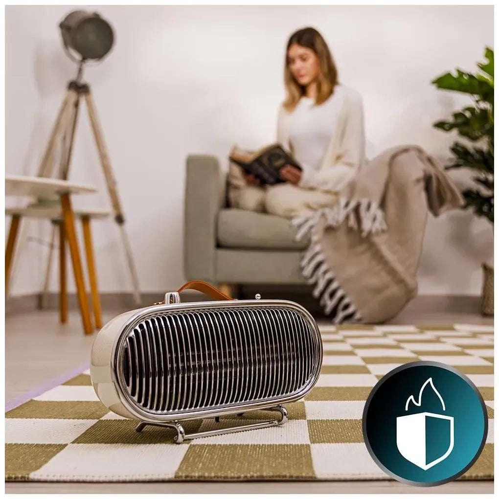 Calefactor Cerámico Retro 1500W: Calor Eficiente y Seguro para Espacios Pequeños de Cecotec 7