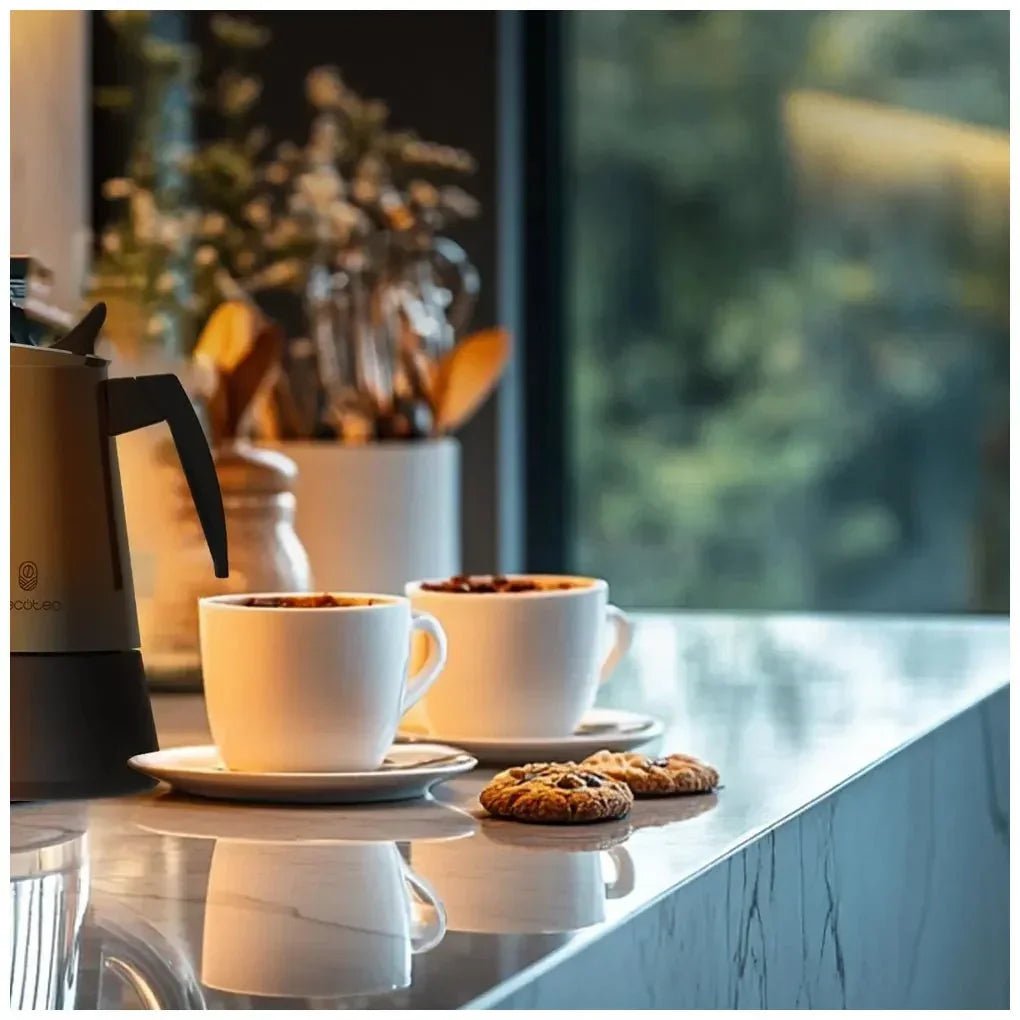 Cafetera Italiana Piccolina 200 Gold: Elegancia y Calidad para 2 Tazas Perfectas de Cecotec 5