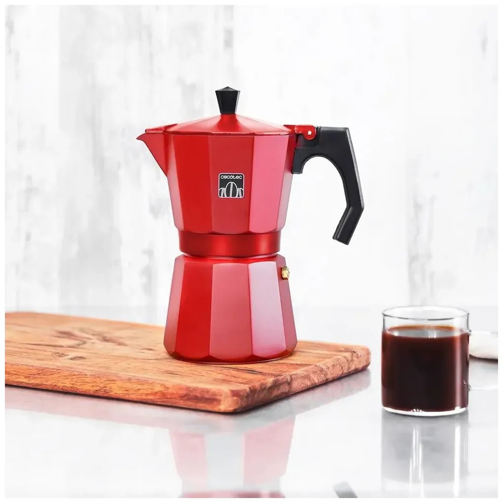 Cafetera Italiana Roja 12 Tazas: Estilo, Versatilidad y Sabor Inigualable de Cecotec 3