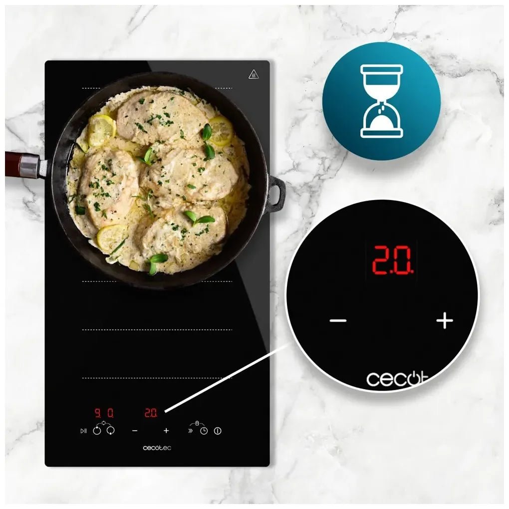 Placa de Inducción Flex 3500W: Potencia, Seguridad y Versatilidad en tu Cocina de Cecotec 11