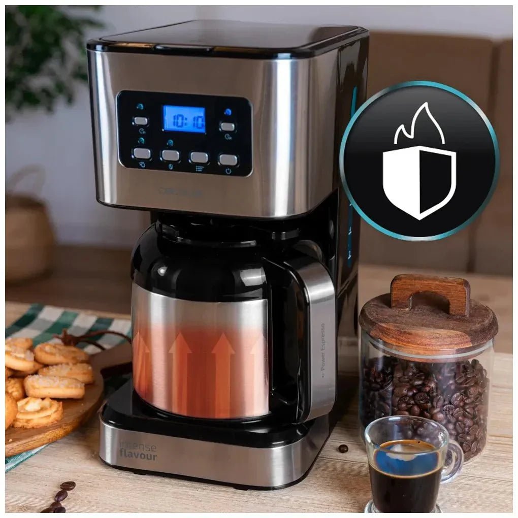 Cafetera de Goteo con Jarra Termo y Temporizador para 10 Tazas de Café Perfecto de Cecotec 7