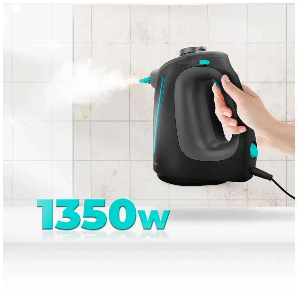 Vaporeta de Mano Hydrosteam 1300: Limpieza Rápida y Eficaz con 16 Accesorios de Cecotec 3