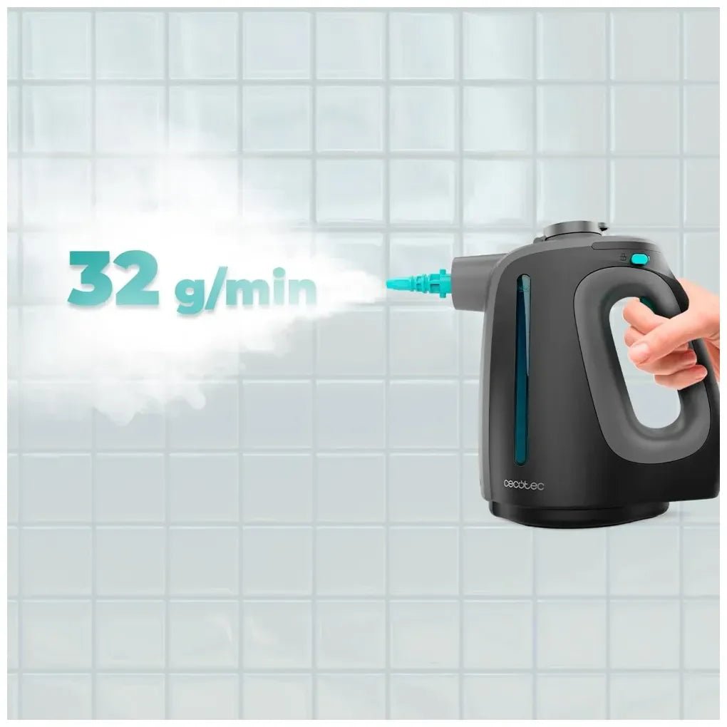 Vaporeta de Mano Hydrosteam 1300: Limpieza Rápida y Eficaz con 16 Accesorios de Cecotec 9
