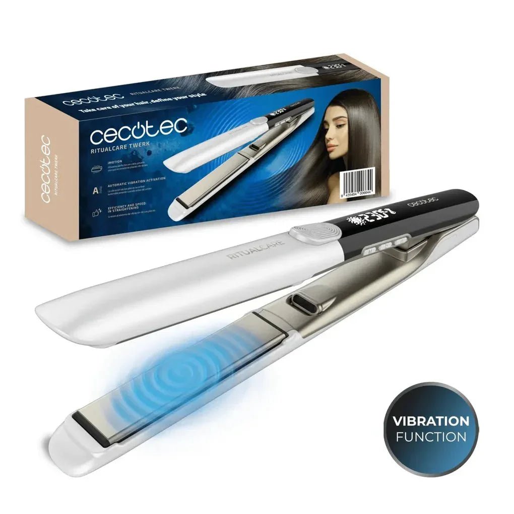 Plancha de Pelo Vibrante RitualCare: Alisado Rápido y Protección con Queratina de Cecotec 2