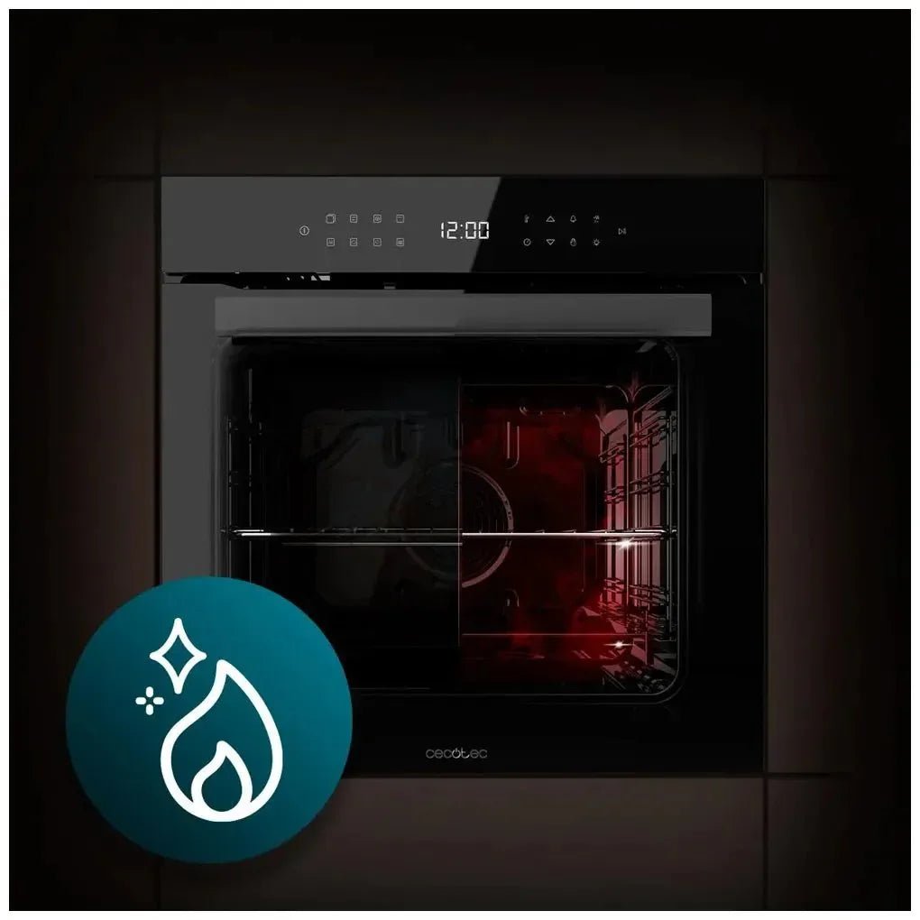 Horno Integrable 81L con Airfryer, Pirólisis y Eficiencia A+ para Cocina Profesional de Cecotec 8