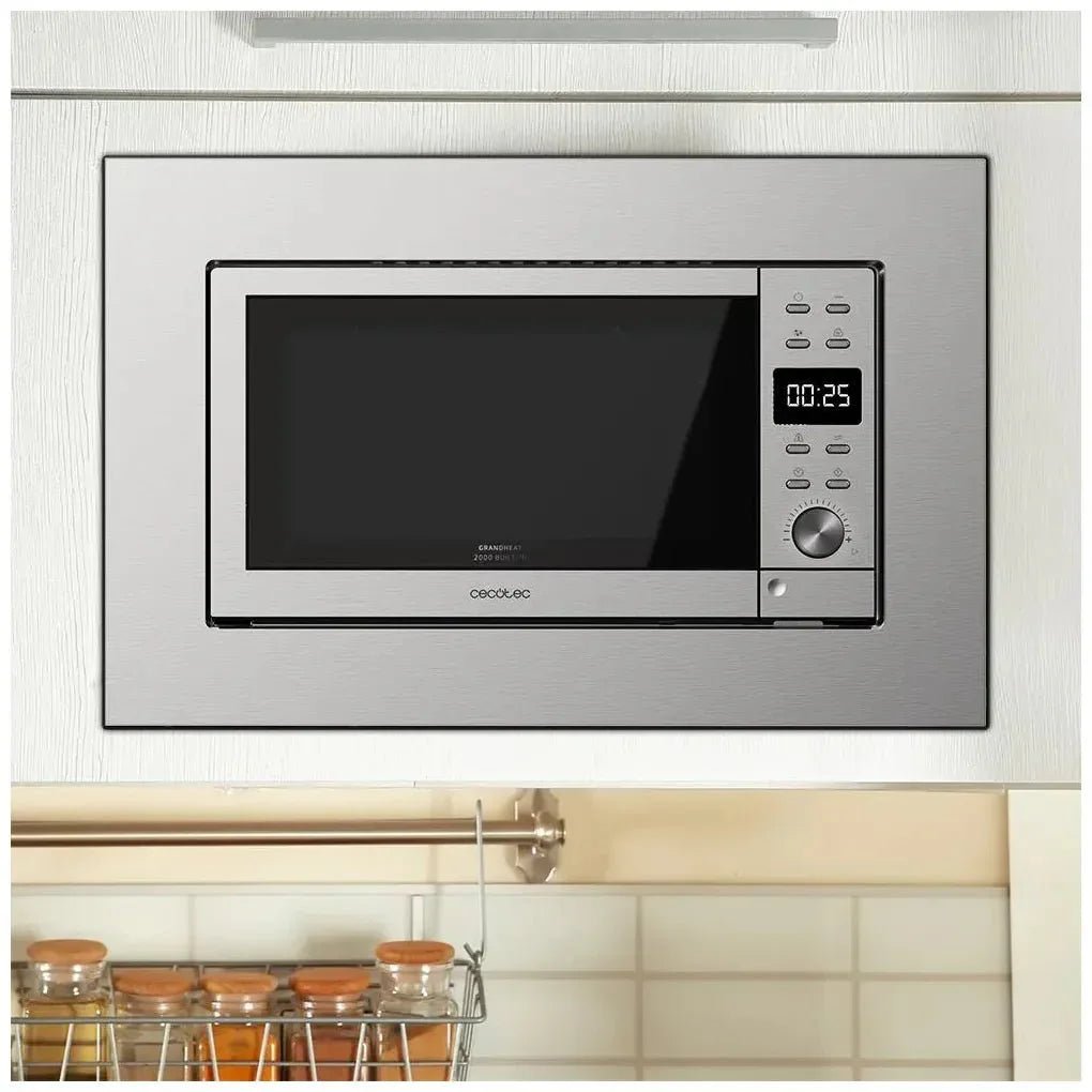 Microondas Encastrable 700W con Grill y 9 Funciones - Diseño Elegante y Funcional de Cecotec 6