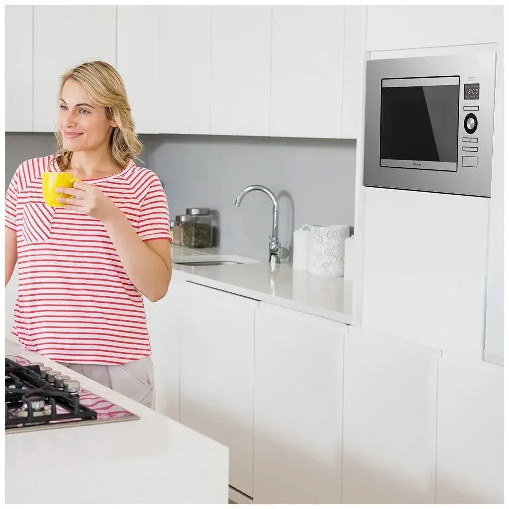 Microondas Encastrable 800W con Grill y 8 Funciones - Diseño Acero Inoxidable de Cecotec 3