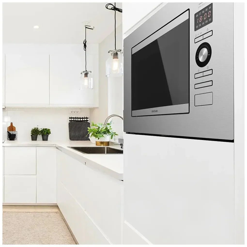 Microondas Encastrable 800W con Grill y 8 Funciones - Diseño Acero Inoxidable de Cecotec 4