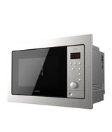 Microondas Encastrable 900W con Grill y 8 Funciones - Diseño Moderno en Acero Negro de Cecotec