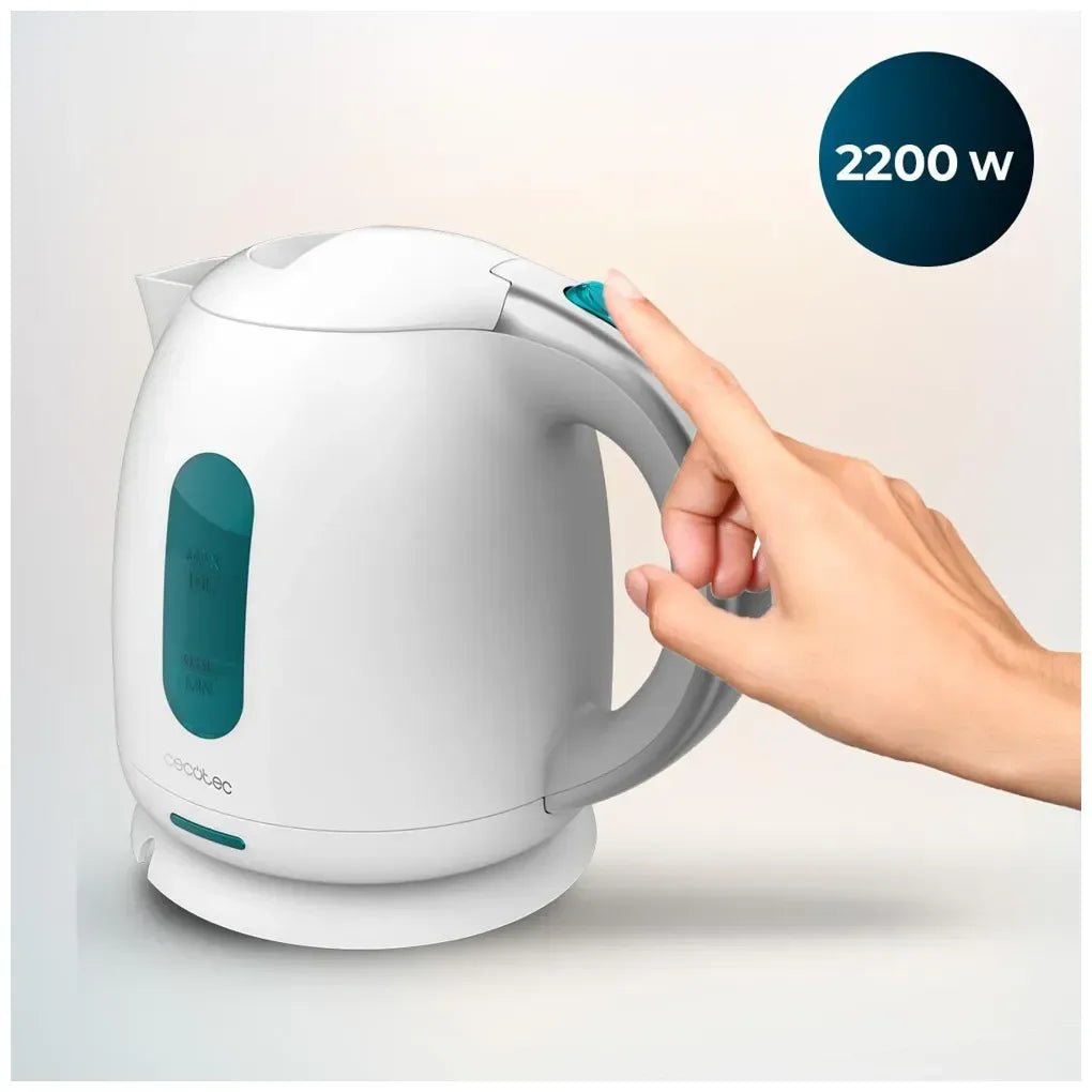 Hervidor de Agua 1L Blanco, Potente y Libre de BPA con Filtro Antical de Cecotec 5