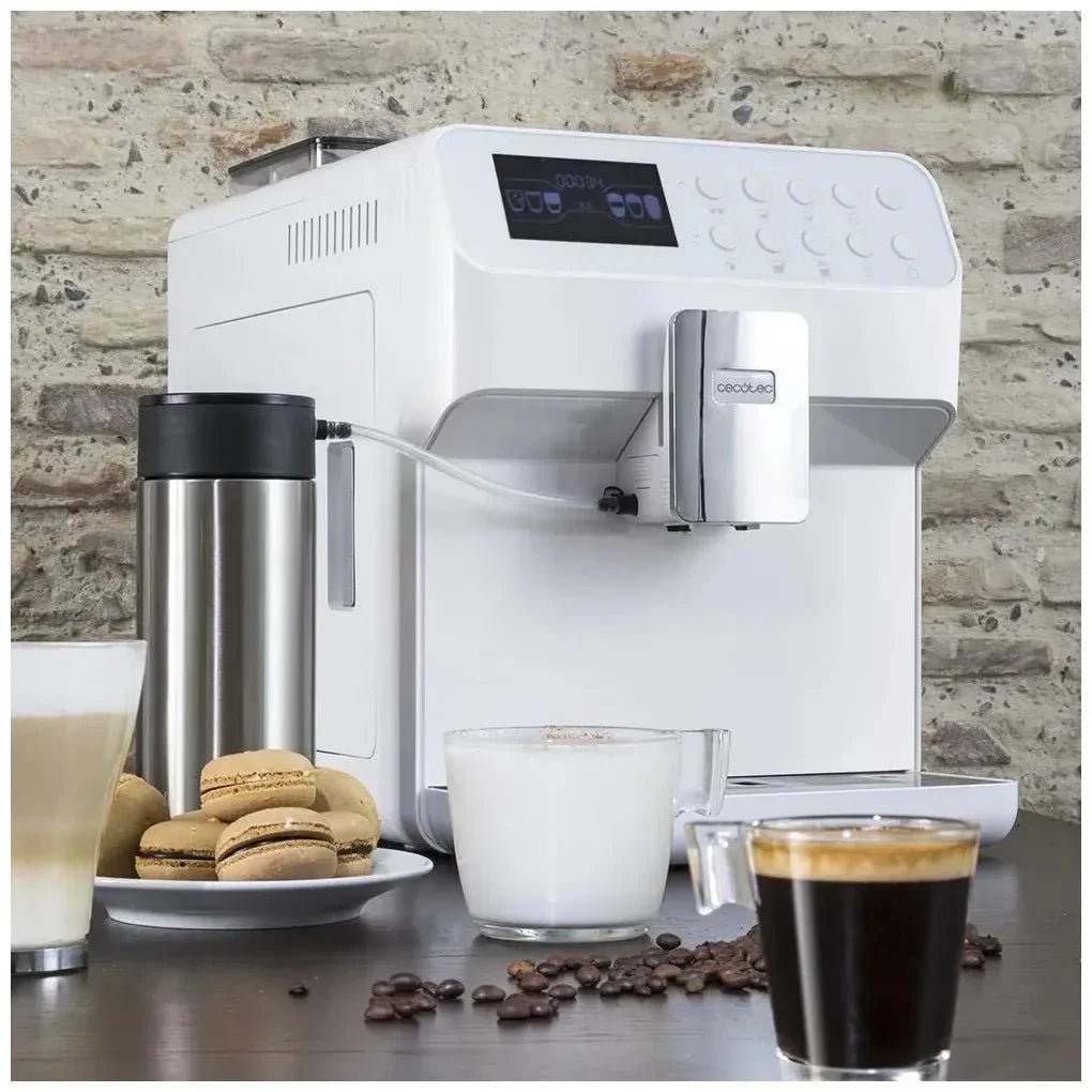 Cafetera Superautomática con Pantalla Digital y Depósito de Leche, 19 Bares de Cecotec 7