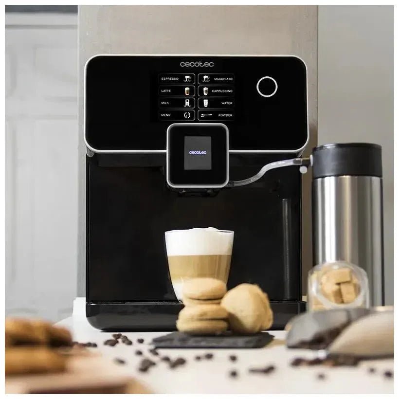 Cafetera Superautomática con Pantalla Táctil y Depósito de Leche, 19 Bares de Presión de Cecotec 6
