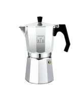 Italian Aluminum Moka Coffee Maker for 6 Cups, Compatible with All Cecotec Stoves