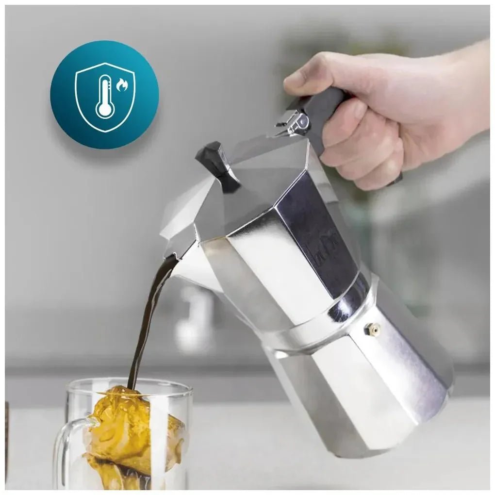 Cafetera Italiana de Aluminio para 9 Tazas con Filtro Inoxidable de Alta Calidad de Cecotec 7