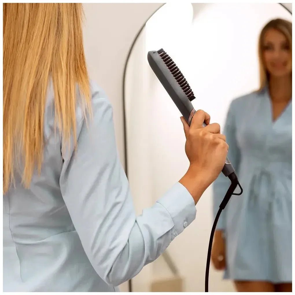 Cepillo Alisador Cuadrado con Cerámica y Pro Ionizer para Cabello Brillante de Cecotec 8