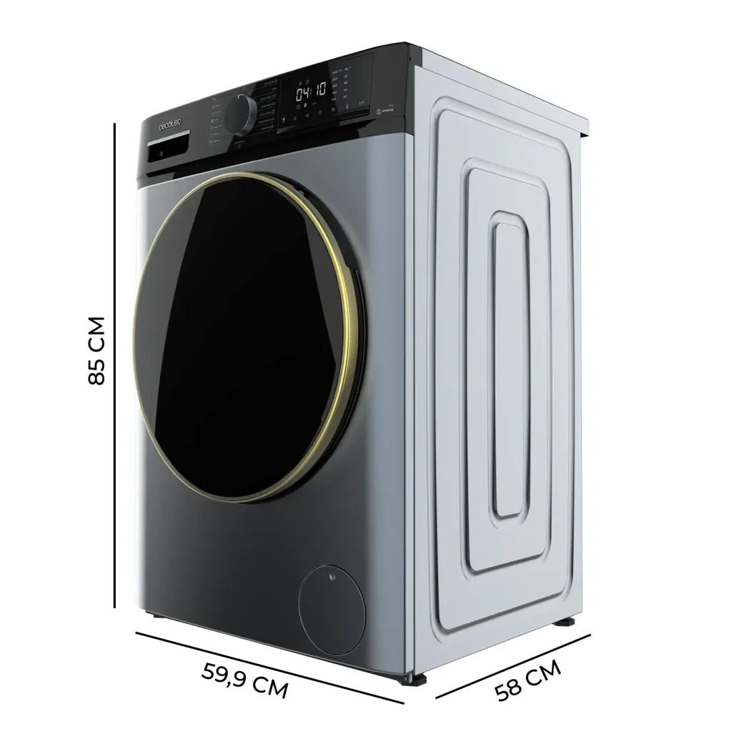 Lavadora Front Load 9kg Ice Blue con Motor Inverter y Steam Max para Lavado Eficiente de Cecotec 2
