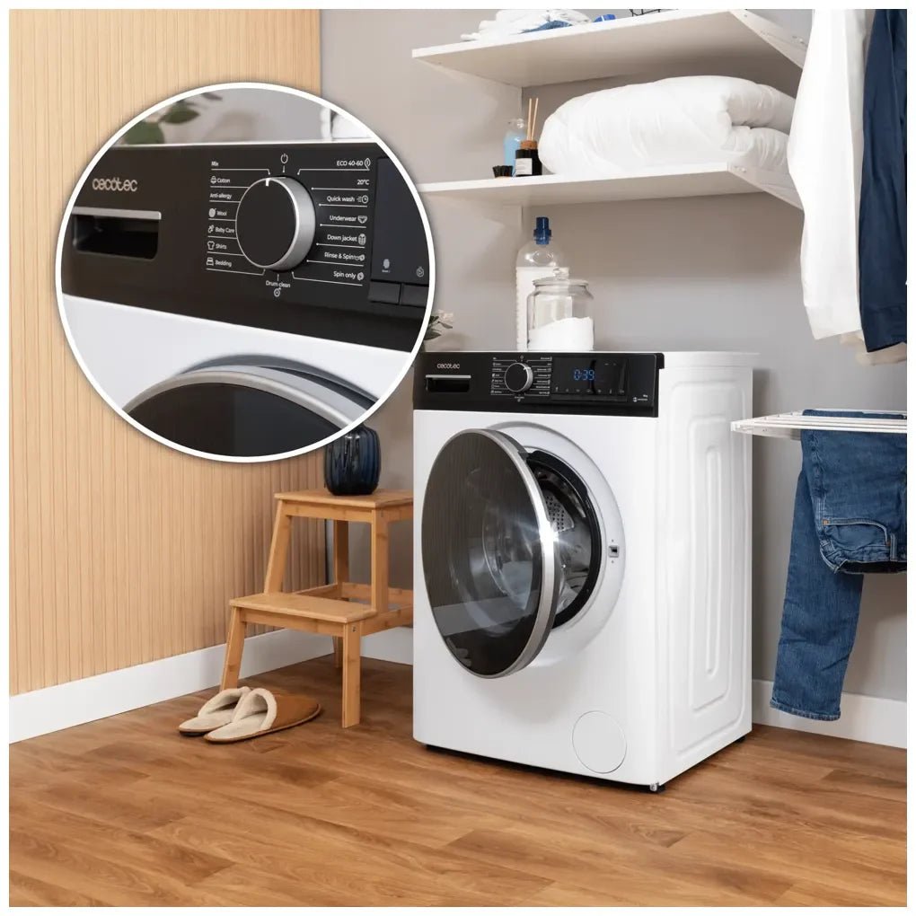 Lavadora Bolero DressCode 10Kg, 1400 RPM, Clase A, Motor Inverter y Steam Max de Cecotec 7